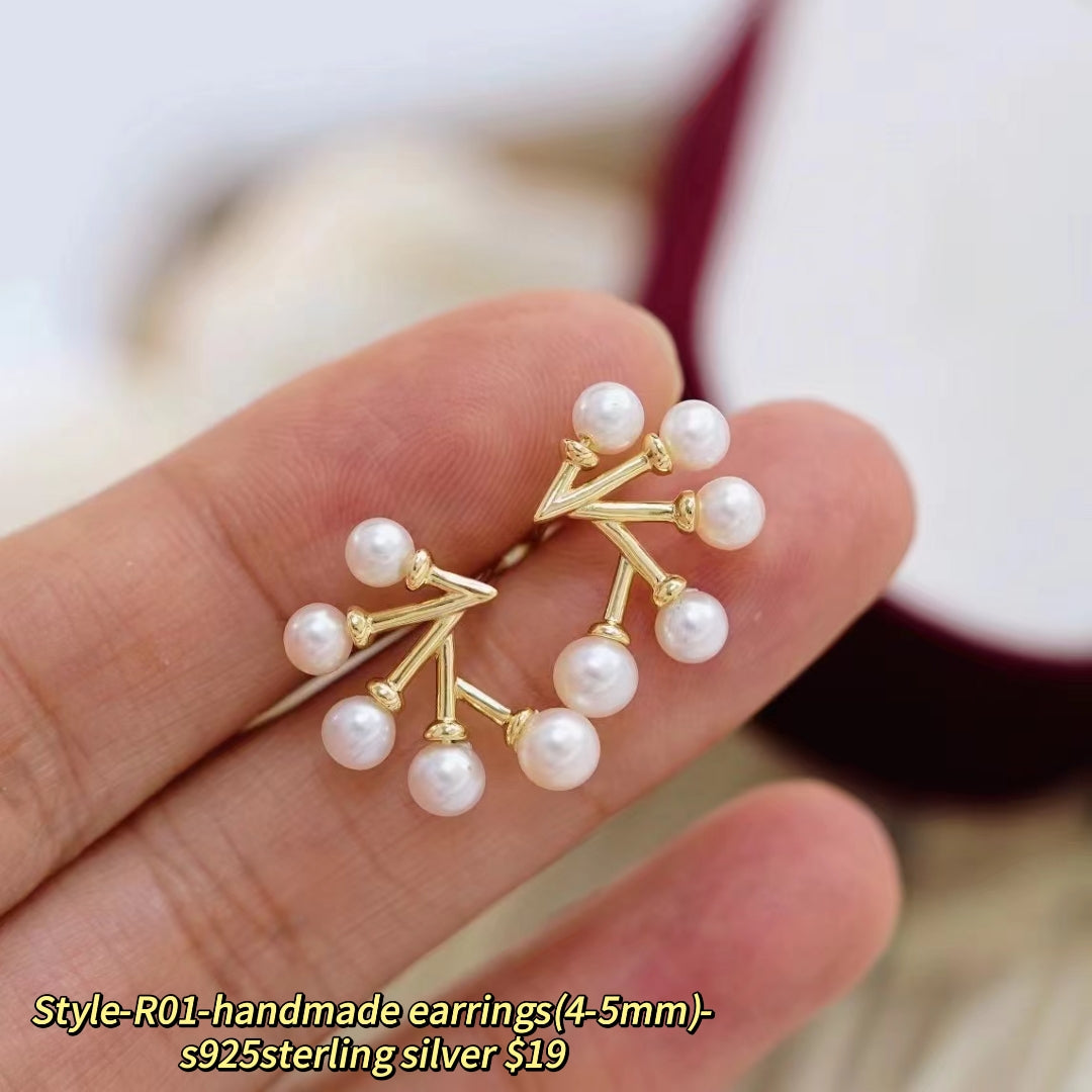 057.【Customized】Jewelry customized accessories S925 silver-Does not include pearls-No delivery for single shot!