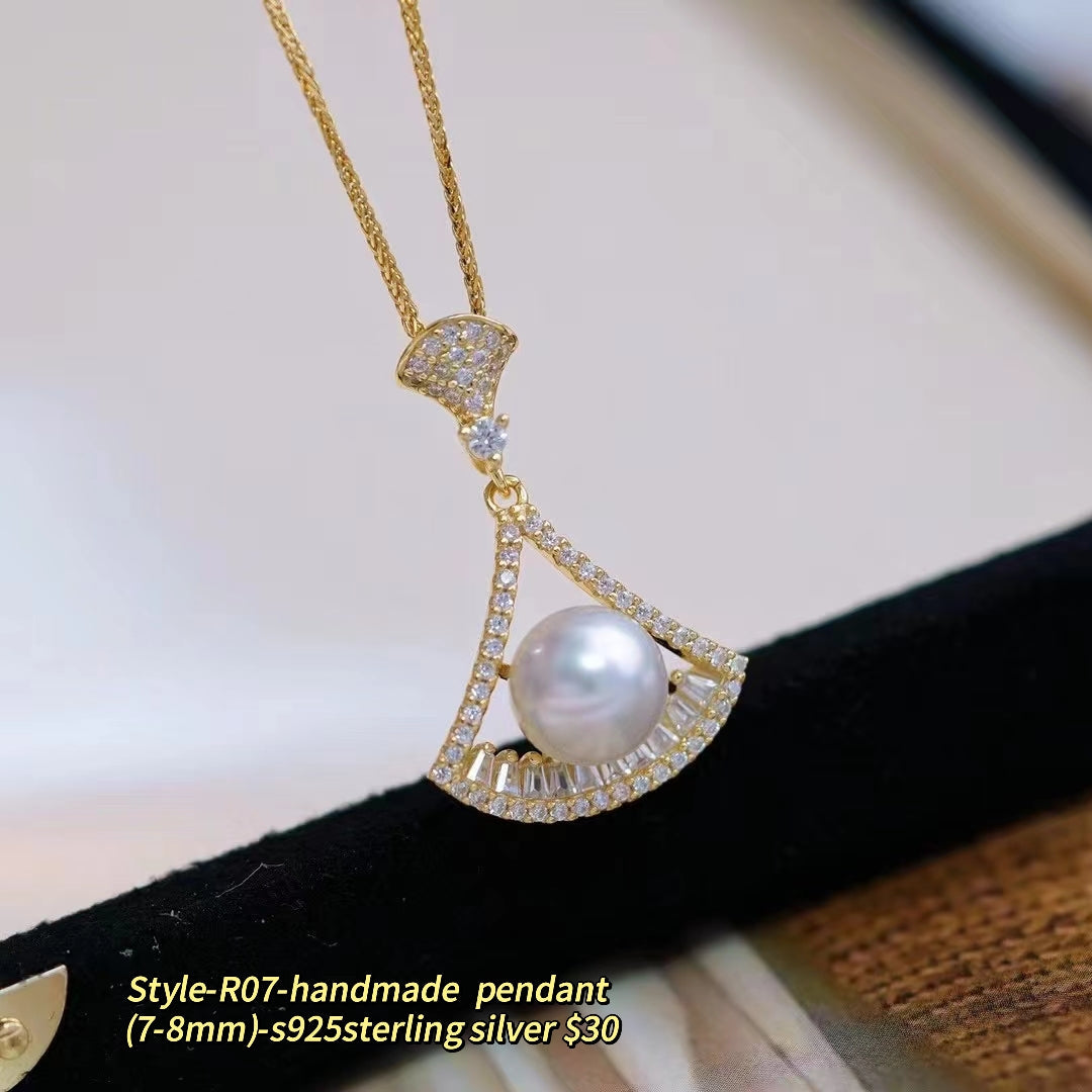 057.【Customized】Jewelry customized accessories S925 silver-Does not include pearls-No delivery for single shot!