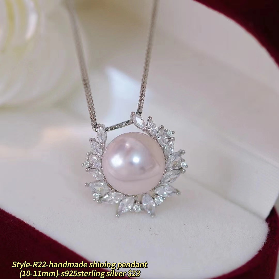 057.【Customized】Jewelry customized accessories S925 silver-Does not include pearls-No delivery for single shot!
