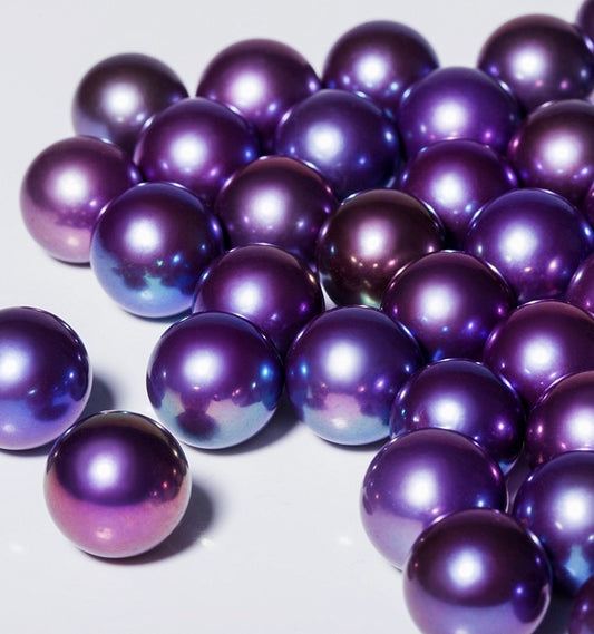 A04.Demon Grapes purple Eddison Pearls no shell opening