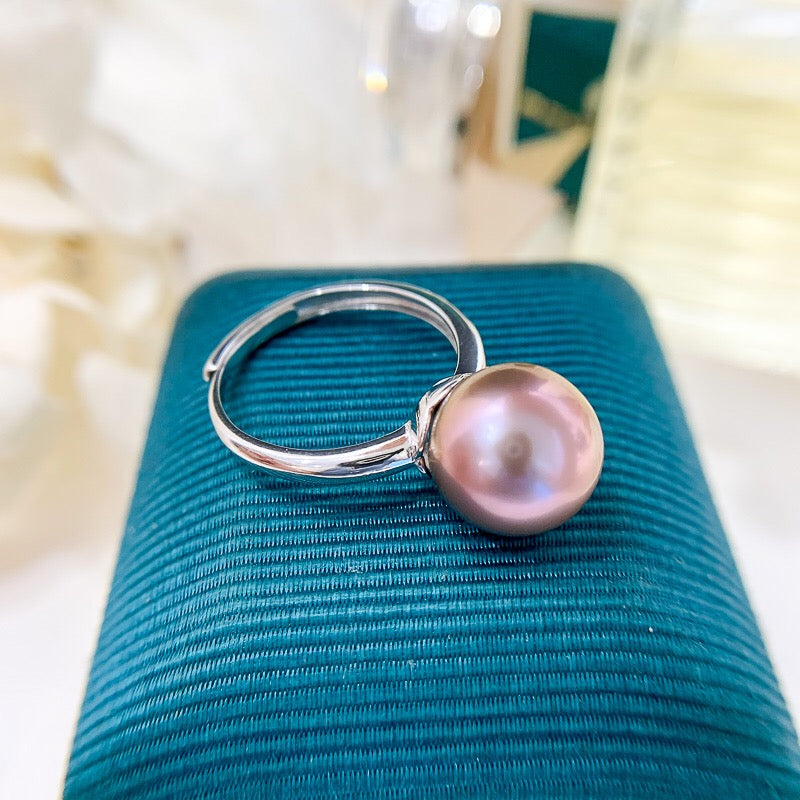 061.Customized/DIY/Sterling Silver and Silver Gold Plated Ring Accessories/pearl not included