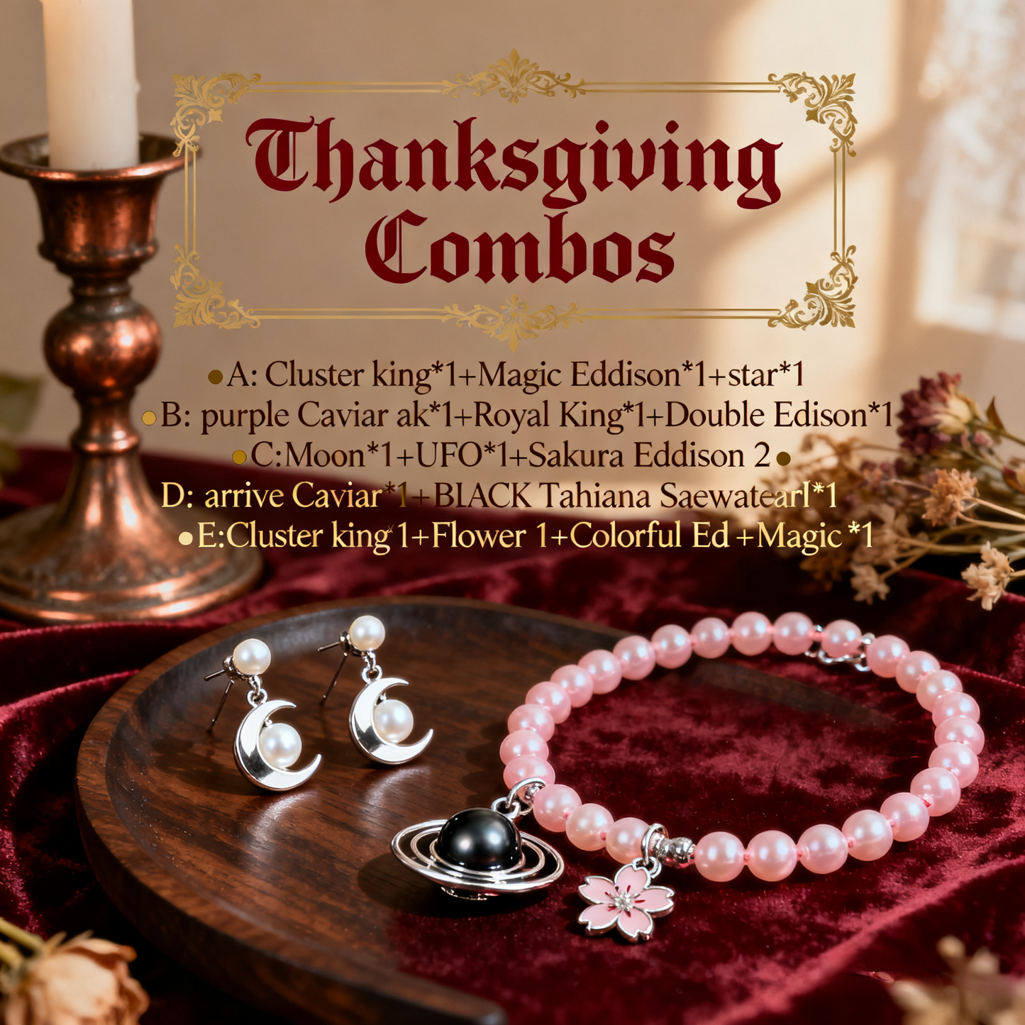 Thanksgiving Day pearl combo-Freshwater&Seawater Exquisite pearl set