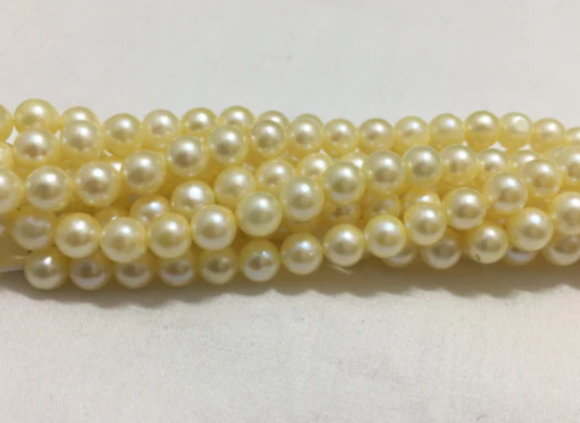 046.Lemon pearl (10 PCS in shell )（loose pearl）