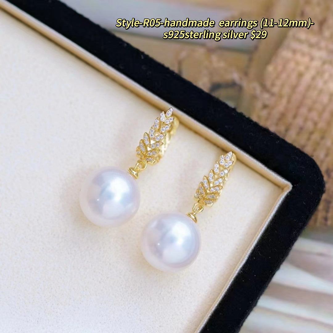 A55.【Customized】Jewelry customized accessories S925 silver-Does not include pearls-No delivery for single shot!