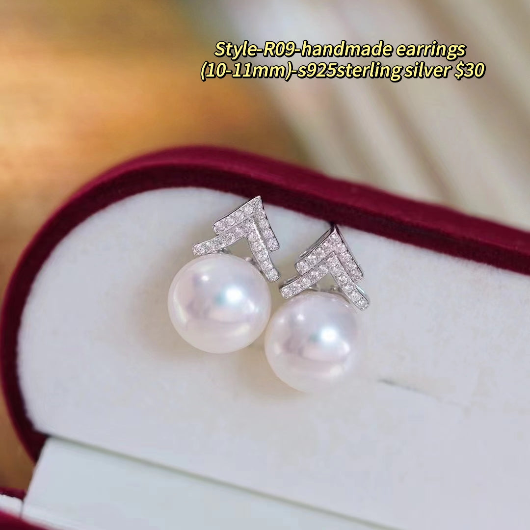 A55.【Customized】Jewelry customized accessories S925 silver-Does not include pearls-No delivery for single shot!