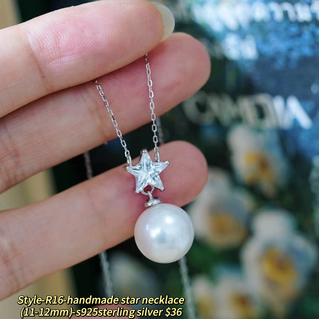 A55.【Customized】Jewelry customized accessories S925 silver-Does not include pearls-No delivery for single shot!