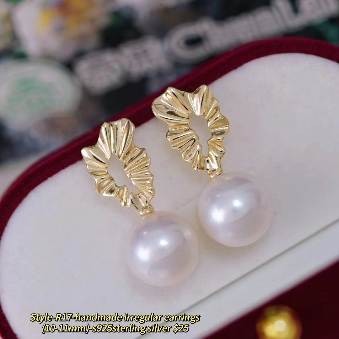 A55.【Customized】Jewelry customized accessories S925 silver-Does not include pearls-No delivery for single shot!