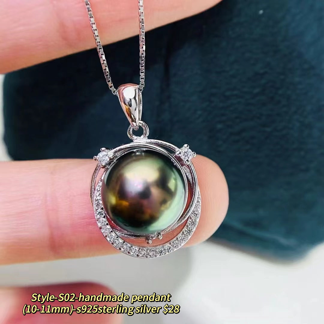 A55.【Customized】Jewelry customized accessories S925 silver-Does not include pearls-No delivery for single shot!