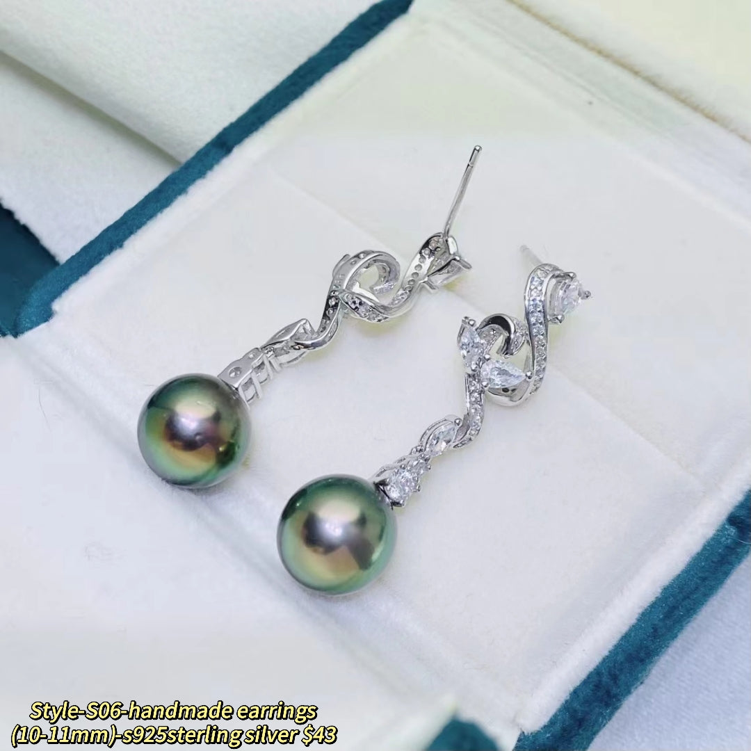 A55.【Customized】Jewelry customized accessories S925 silver-Does not include pearls-No delivery for single shot!