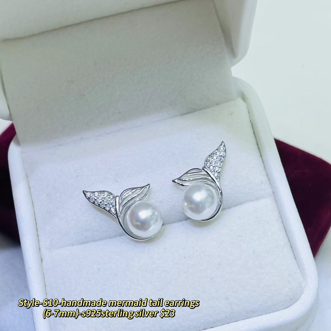 A55.【Customized】Jewelry customized accessories S925 silver-Does not include pearls-No delivery for single shot!