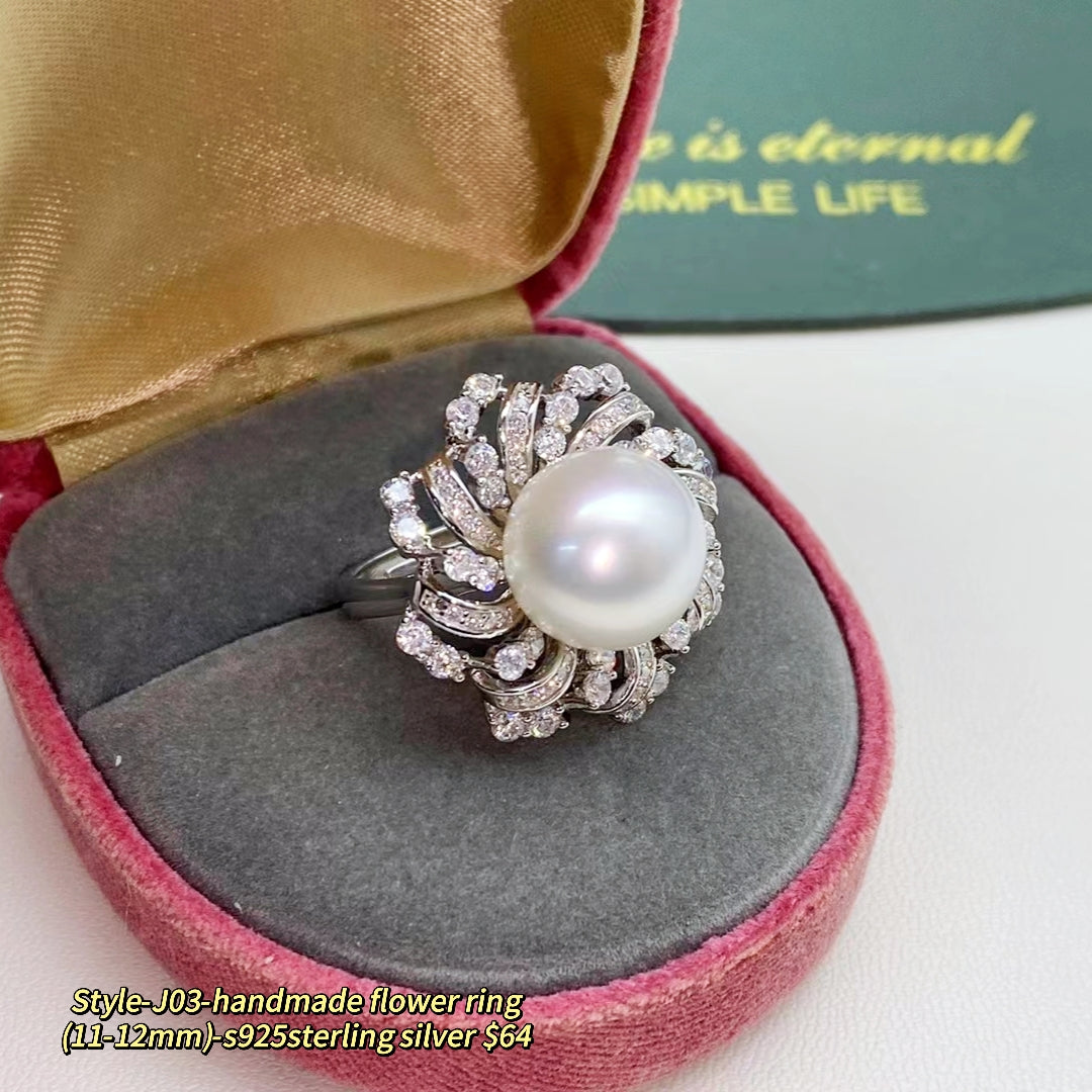 A55.【Customized】Jewelry customized accessories S925 silver-Does not include pearls-No delivery for single shot!