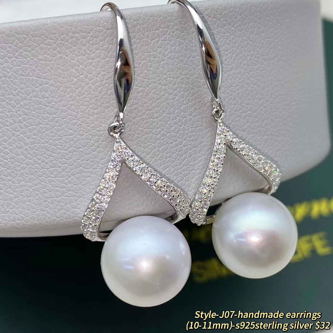 A55.【Customized】Jewelry customized accessories S925 silver-Does not include pearls-No delivery for single shot!