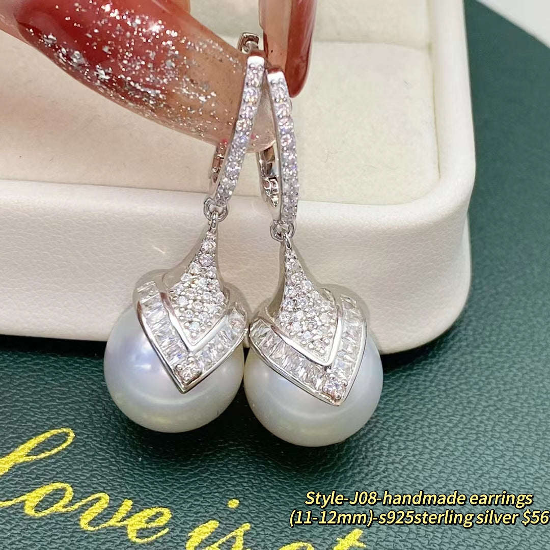 A55.【Customized】Jewelry customized accessories S925 silver-Does not include pearls-No delivery for single shot!