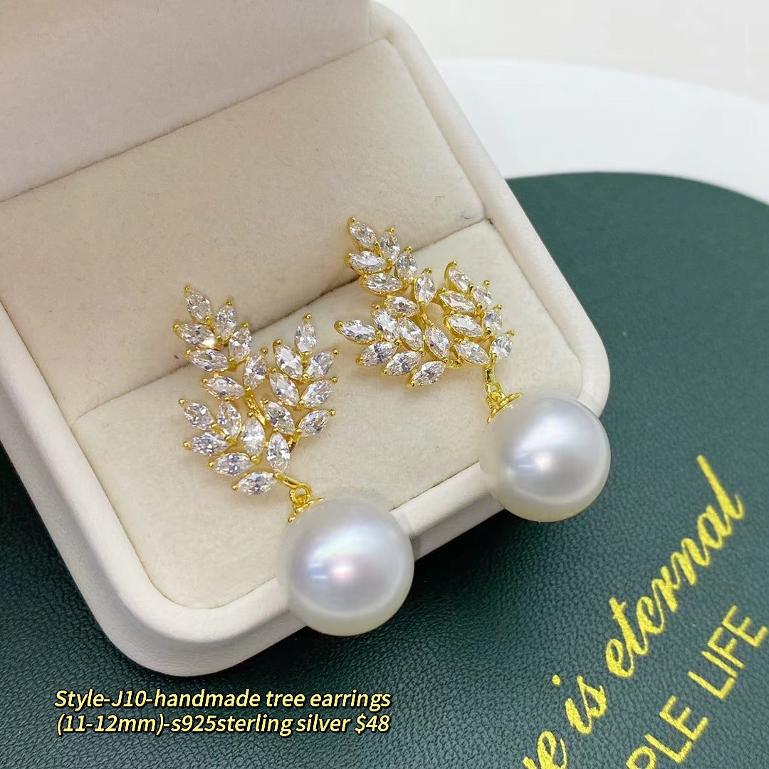 A55.【Customized】Jewelry customized accessories S925 silver-Does not include pearls-No delivery for single shot!