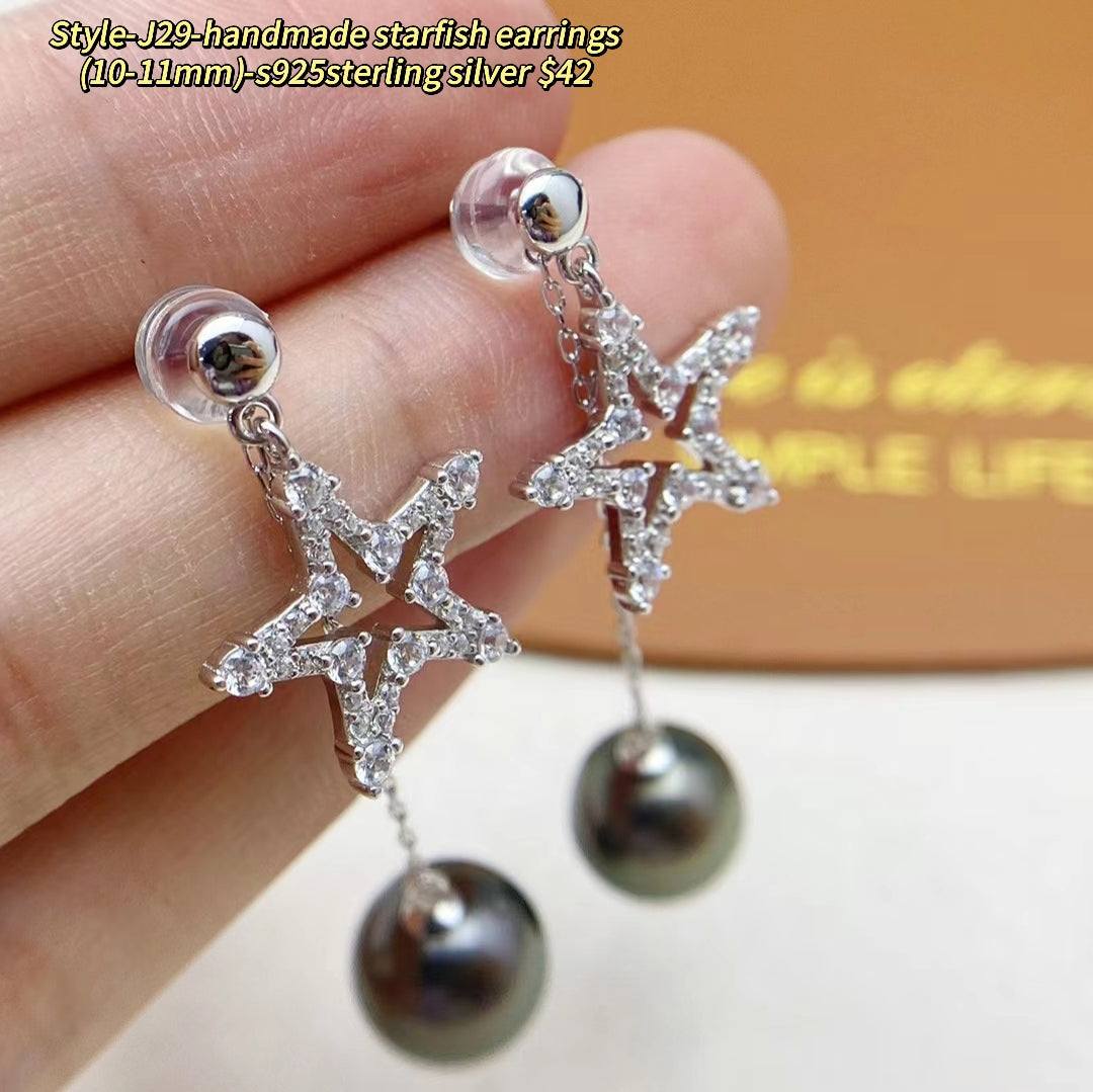 A55.【Customized】Jewelry customized accessories S925 silver-Does not include pearls-No delivery for single shot!