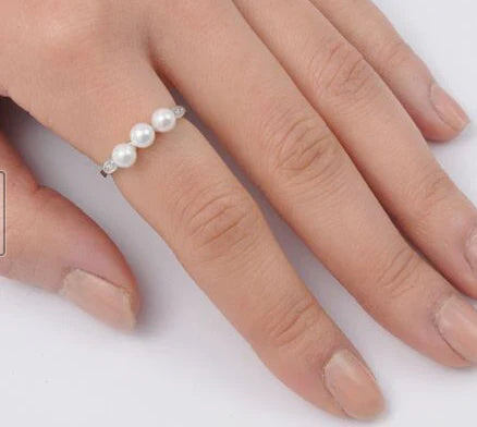 048.Customized/DIY/Sterling Silver and Silver Gold Plated Ring Accessories/pearl not included