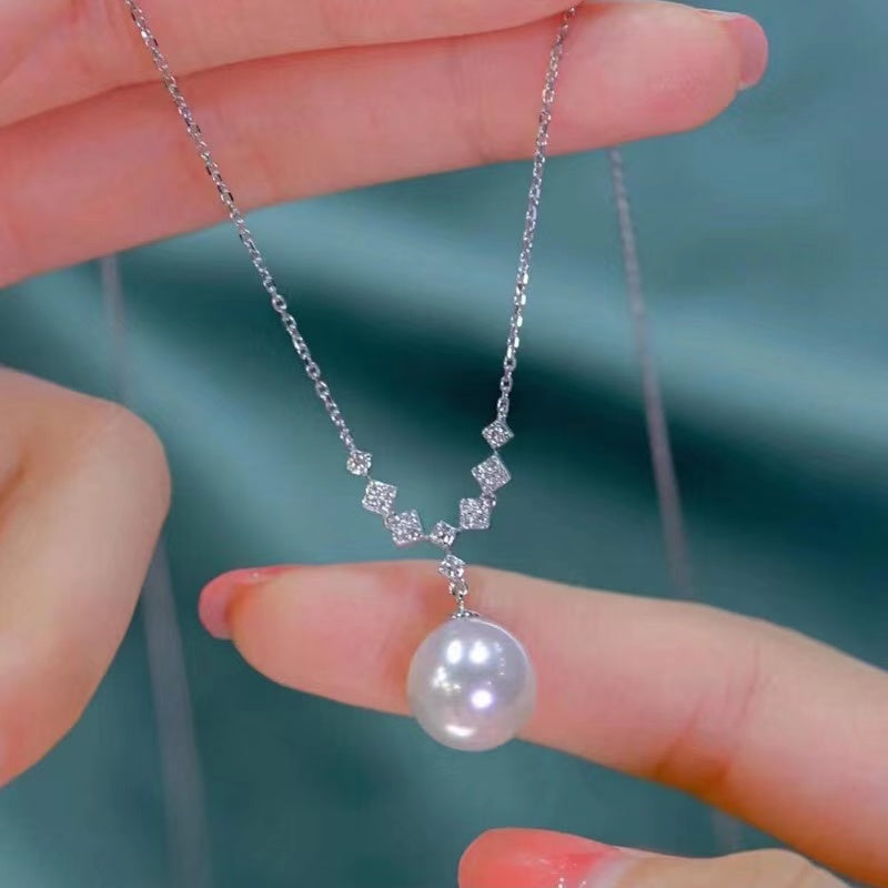 A58.【Customeized】s925 sterling silver jewelry accessories-Does not include pearls-No delivery for single shot