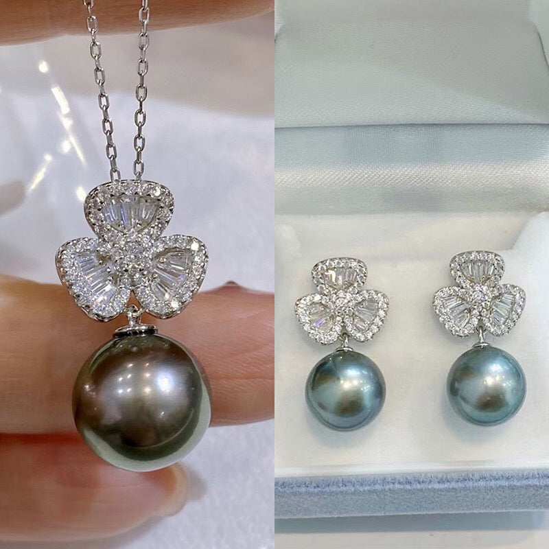 A58.【Customeized】s925 sterling silver jewelry accessories-Does not include pearls-No delivery for single shot