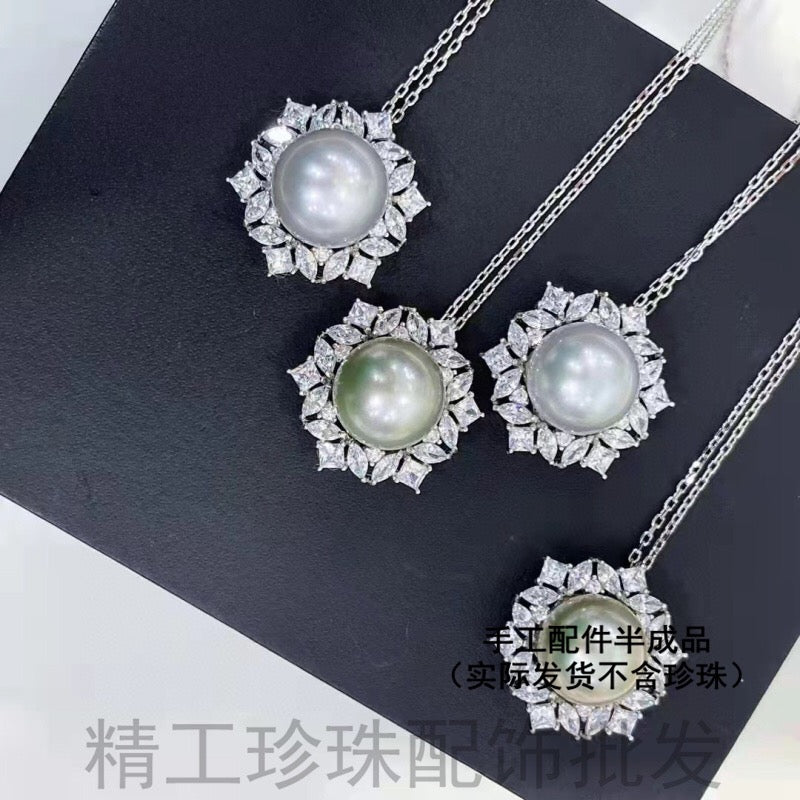 A57.【Customized】s925 sterling silver Jewelry customized accessories-Does not include pearls-No delivery for single shot